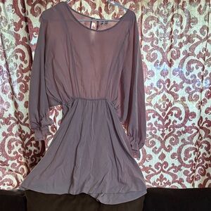 Versona Long Sleeve Lavender Dress